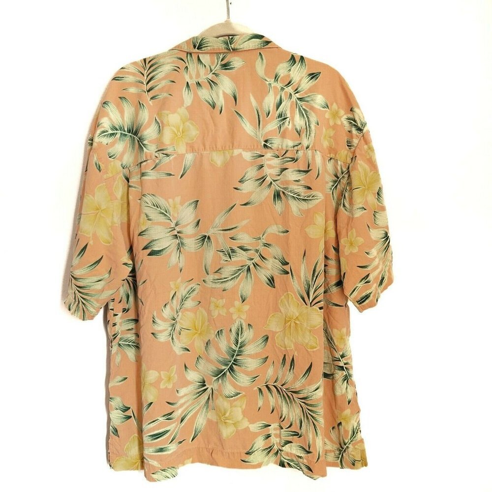 Bermuda Bay Shirt XXL Silk Hawaiian Button Up - Picture 3 of 4